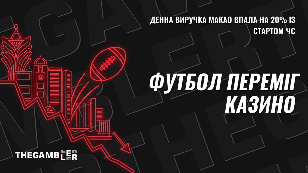 Мундіаль б'є по Макао: гравці понесли бюджети на футбол